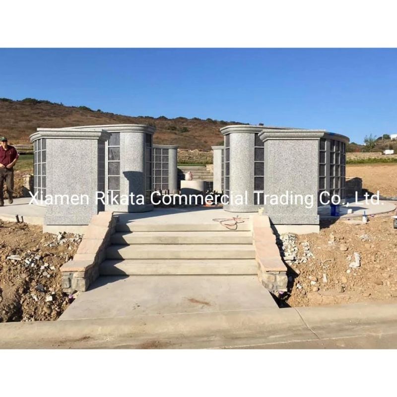 Cremation Memorials with Curved Columbaria, Circular Columbaria, Trellis Column Niches, Estae Columbaria, Cremation Post and Offering Statue