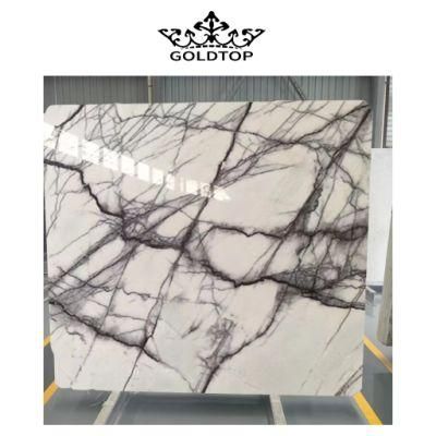 White and Grey Vein New York Natural Stone Bathroom/Kitchen Countertop Wall/Floor Tile Milas White Marble for Hotel