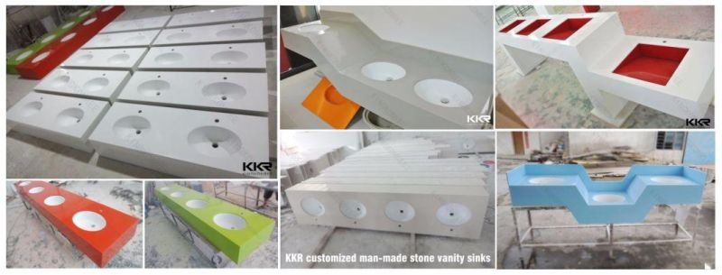 Man Made Acrylic Stone Marble Texture Stone Countertop