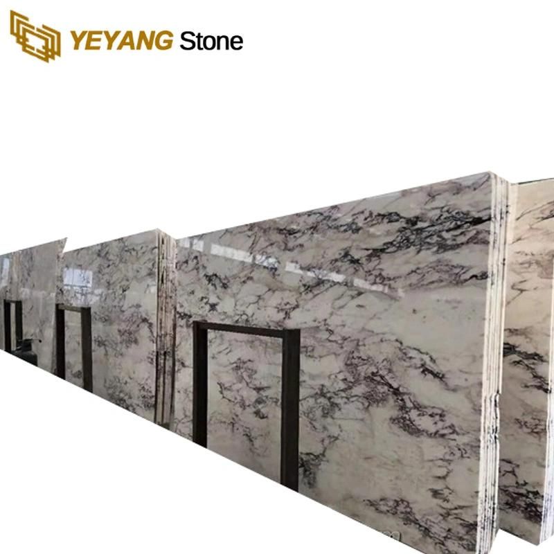 Natural Polished Violet Marble for Interior Flooring Tiles