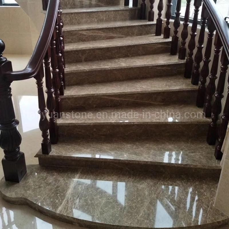 Polished Yellow Natural Stone/ Grantie Stairs/Step&Riser for Interior Floor/Upstairs