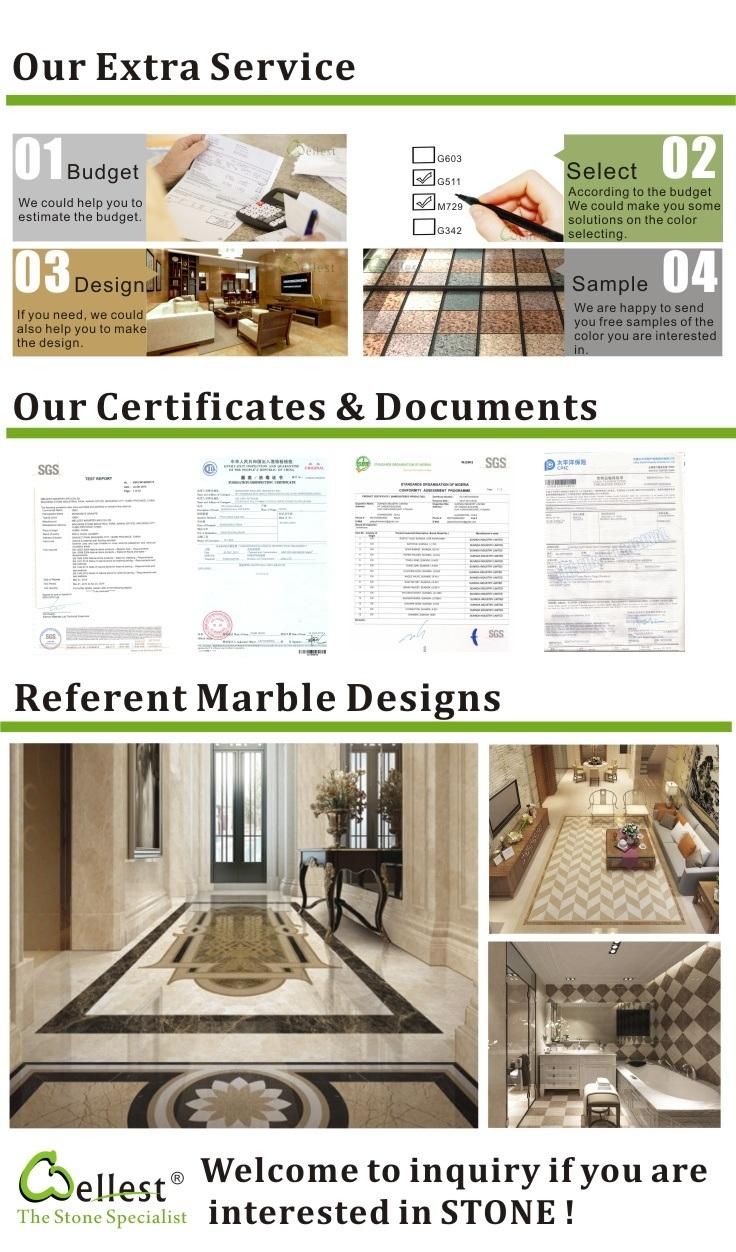 China Light Brown Emperador Marble Steps and Tiles