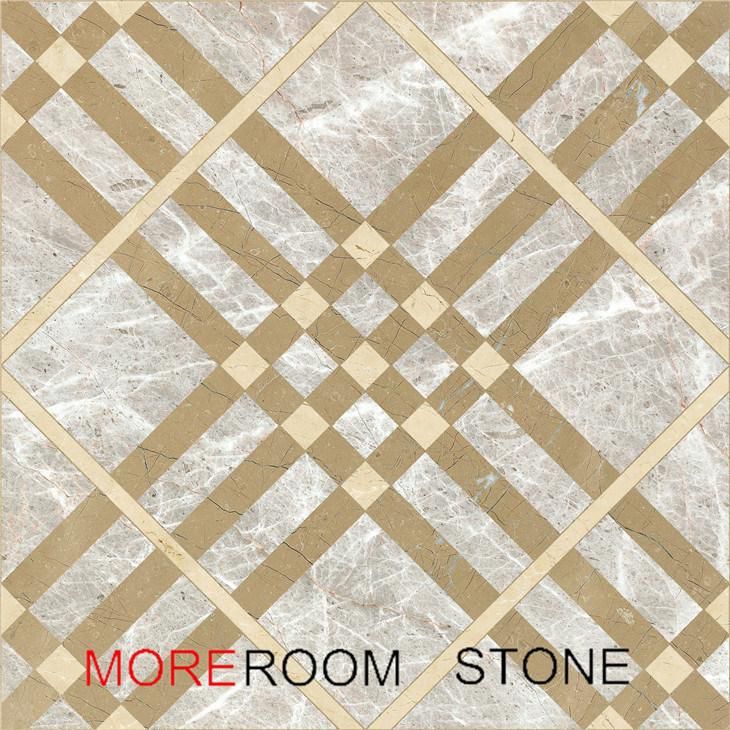 Foshan Water-Jet Panel Composite Marble Flooring Tile