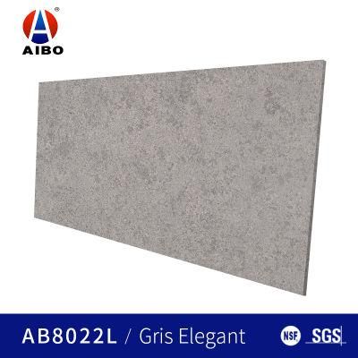 High Hardness Grey Calacatta Quartz Stone Slab with SGS/NSF for Countertop