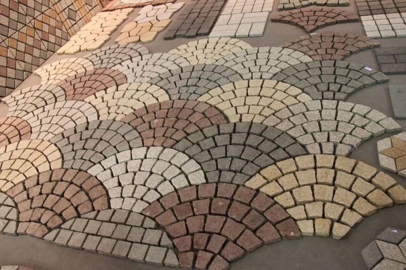 Natural Granite Kerbstone / Basalt / Cobble / Granite Paving Stone for Garden Paver