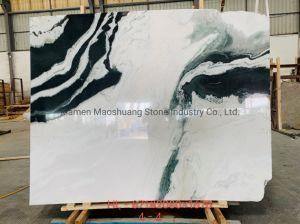 Natural Panda White Marble Stone for Slab Tile Wall Cladding