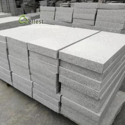 Light Grey Granite G603 White Pearl Flamed Granite Paving Stone Tile