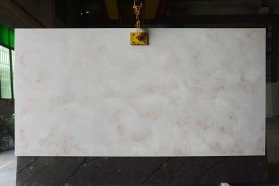 Crastal Polished Surfaces Engineered Quartz Stone. Slab with NSF SGS. Certification