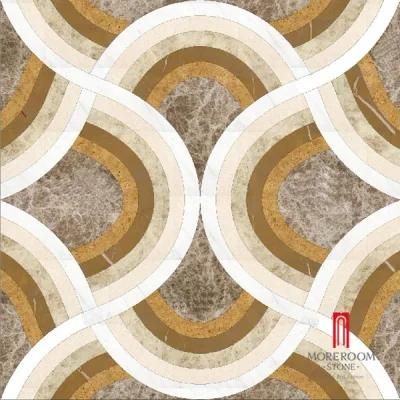 3D Effect Marble Carving Tile Marble Carpet Good Quality Stone