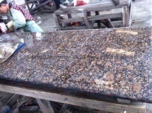 Prefabricated Baltic Brown Eased/Bullnose/Laminated Granite Countertop for Kitchen Islands Vanity