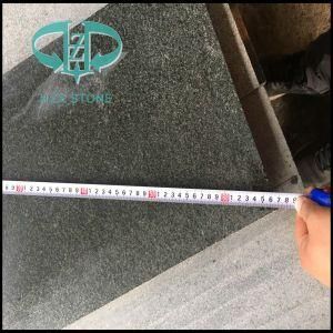 Chinese Green Granite Slabs/Tiles Flamed/ Bush-Hammered Paving Stones G612
