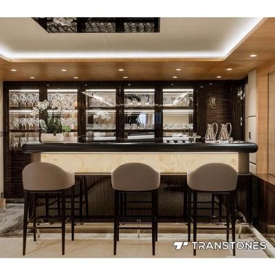 Backlit Alabaster Marble Price Acrylic Shower Wall Panels for Onyx Bar &amp; Counter Top