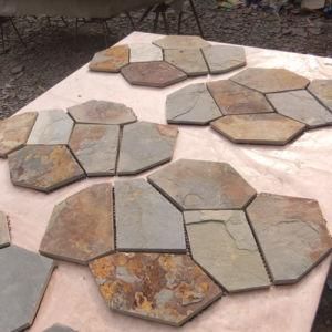 Chinese Multicolor Slate Stone Flag Mats (SMC-R042)