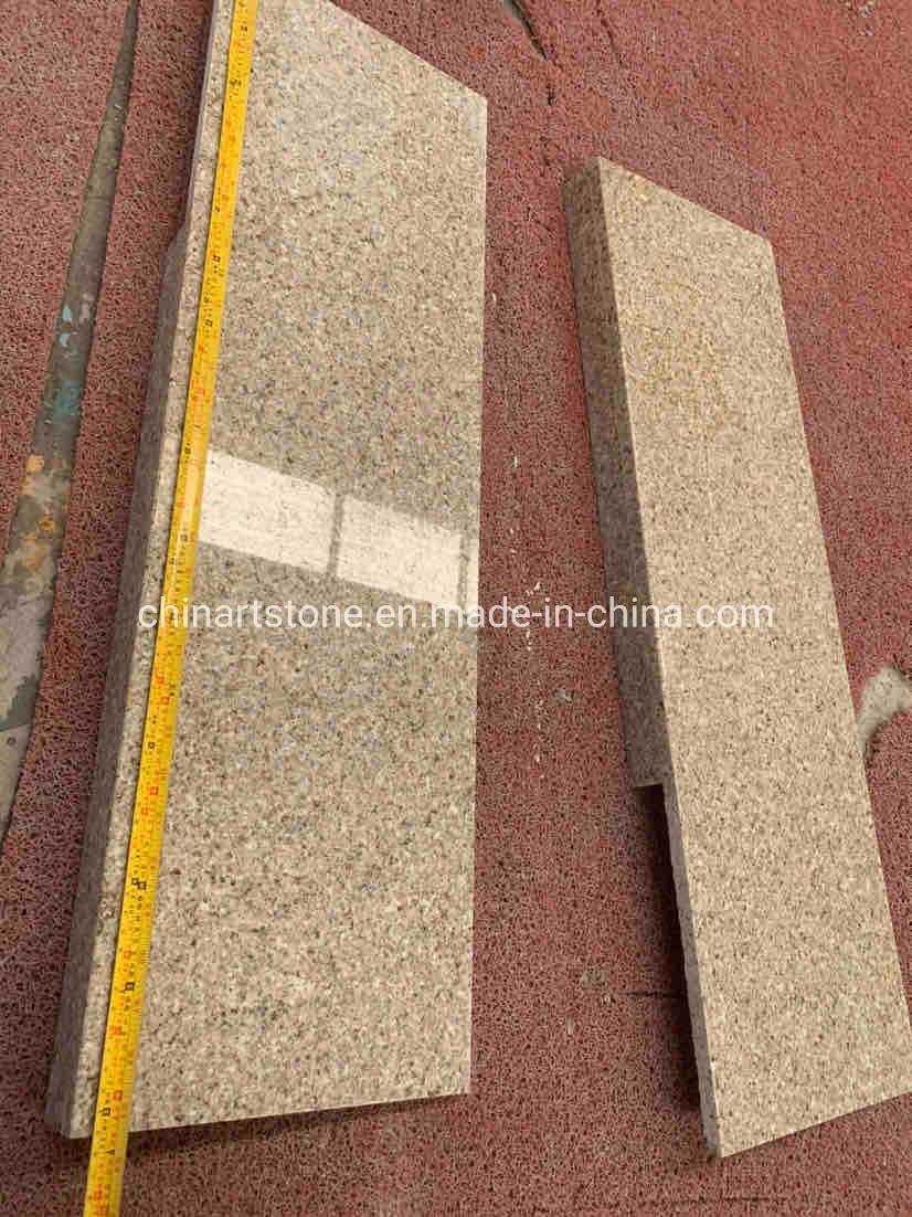 Polished Rust Golden Granite for Corridor Cap