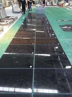 Chinese New Tile Shanxi Black Granite Slab Kitchen Cabinet Cover