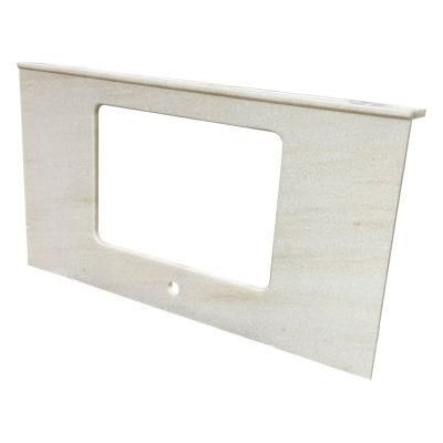 Customized Factory Outlet Countertops Marble Stone Eurasian White Countertops Vanity Tops Vanity Table Bathroom Vanities