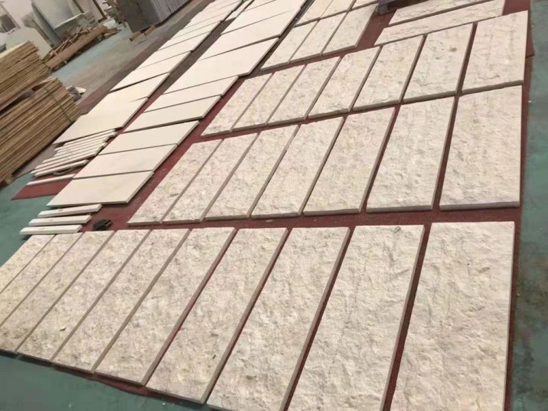 600*300mm Cultural Stone Calata White Custom Marble Wall and Floor Tiles