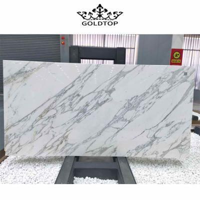 Best Quality Surface Polished Stone Slabs Calacatta Gold Marble Slab for Kitchen Stone Countertop