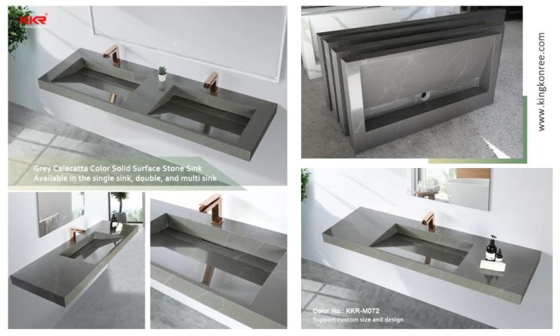 White Marble Customized Bathroom Vanity Top for Hotel Decoration