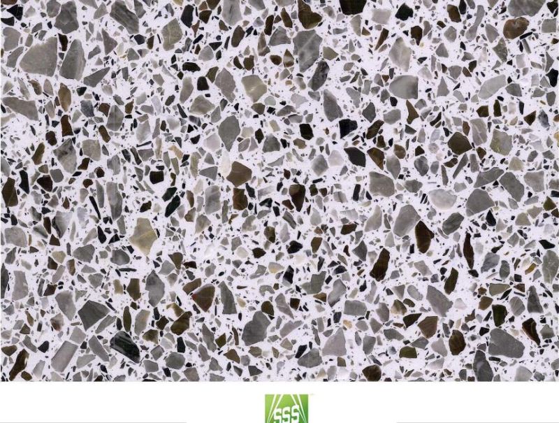 Customized Terrazzo Tile for Decorative Stone Countertop
