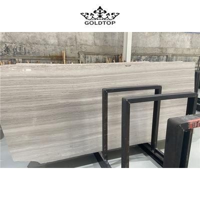 Natural Stone Hot Sales Polished White Wood Marble Wall Tiles/Slab Tiles/Floor Tiles/Tabletop/Countertop