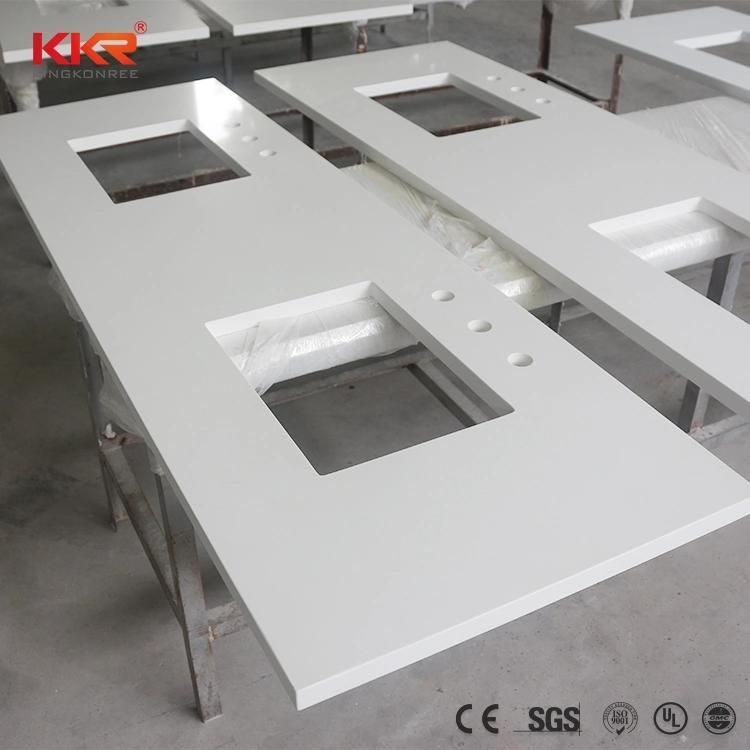 Bathroom Vanity Tops in Custom Size Solid Surface Marble Countertops Matte