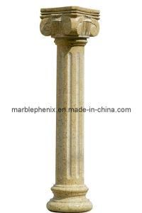 off-White Marble Roman Pillar (BJ-FEIXIANG-0050)