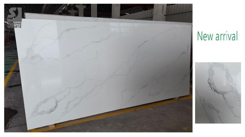 New Arrival Calacatta White Best Choice for Kitchen Counter Top and Bathroom Vanity