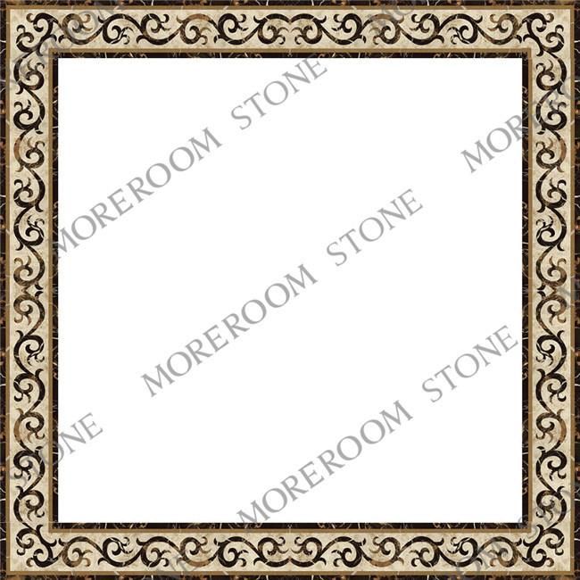 Waterjet Marble Border Flooring Design Marble Border Tile Floor