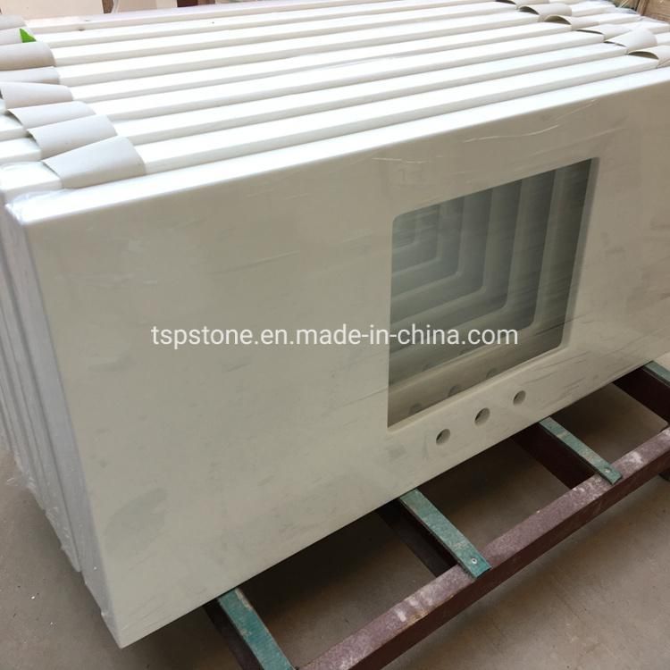 Crystallized Glass Stone Neo Paris White Slabs (Artificial Thassos)
