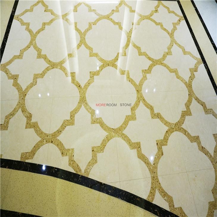 Chinese Marble Decoration Material Water Jet Tile Paving Slab