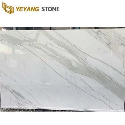 Calacatta Marble Tiles Slabs, Italy White Marble Polished Floor/Wall Tiles