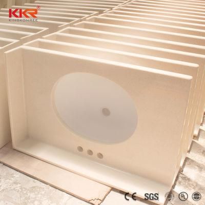 Quartz Stone Bathroom Vanity Top Countertop Slab for Hotel