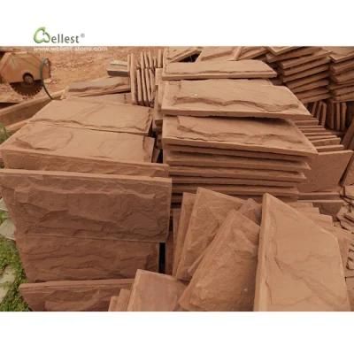 Sy160 Red Sandstone Mushroom Flooring Tile Panel