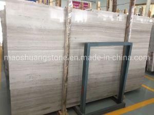 Wooden White Natural Marble Stone for Wall/Flooring/ Tile