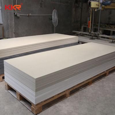 Kkr 12mm 15mm 20mm Acrylic Solid Surface Stone Sheet Supplier Reception Counter Top