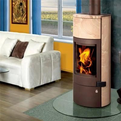 Natural Yellow Sandstone Fireplce Surround Mantel for Living Room Stove