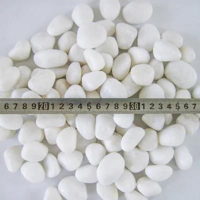 High Polished White Pebble Stone for Landscape and Gardening