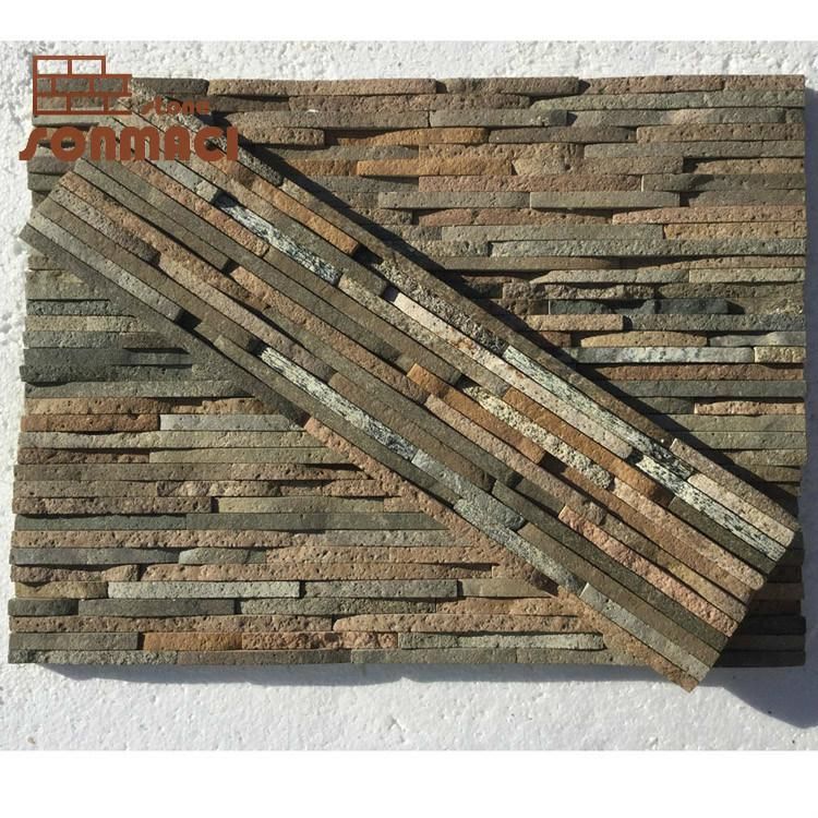 Garden Decoration Natural Black Quartzite Stone Veneer