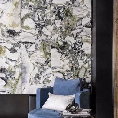 Natural Ice White/Black/Green Jade Marble for Bathroom Vanity Top/Background/Wall/Kitchen Countertop