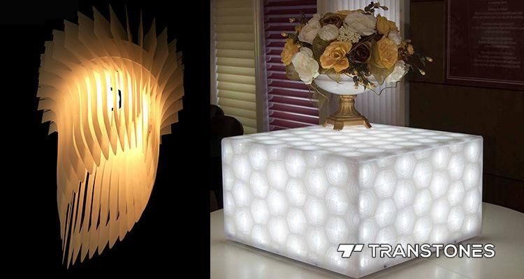 Translucent Brown 4*8FT Acrylic Sheet for Indoor Counter Table