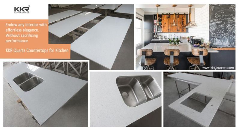 Hotel Design Stone Benchtops Quartz Desktop Kitchen Countertop