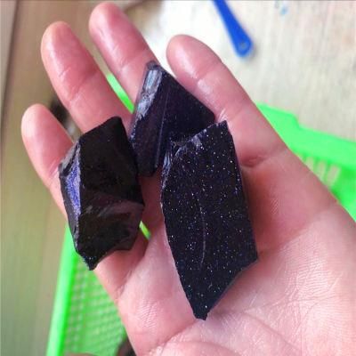 Hot Sale Rough Specimen Crashed Fragment Raw Golden and Blue Sandstones