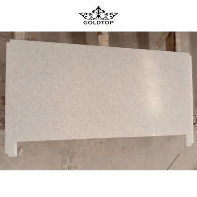 Factory Supply White Marble Table Kitchen Tops for Cafe Restaurant Wholesale Polished Surface Countertop Material