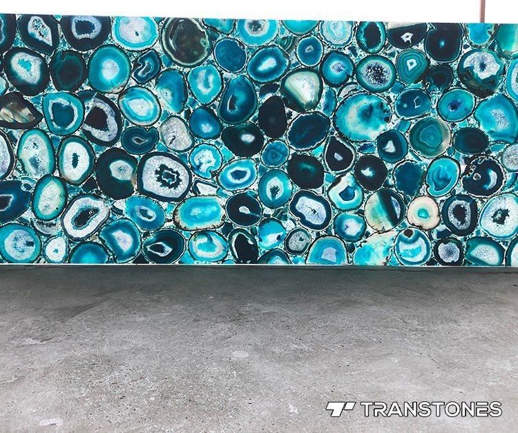 Translucent Onyx Stone Green Natural for Table Top Decors