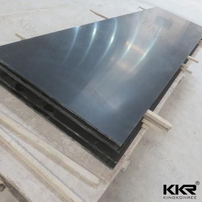 Artificial Stone Black Matt Countertop Acrylic Solid Surface