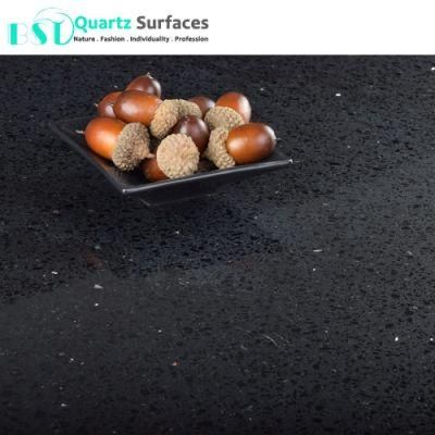Black Sparkle Quartz Stone for Flooring Tile