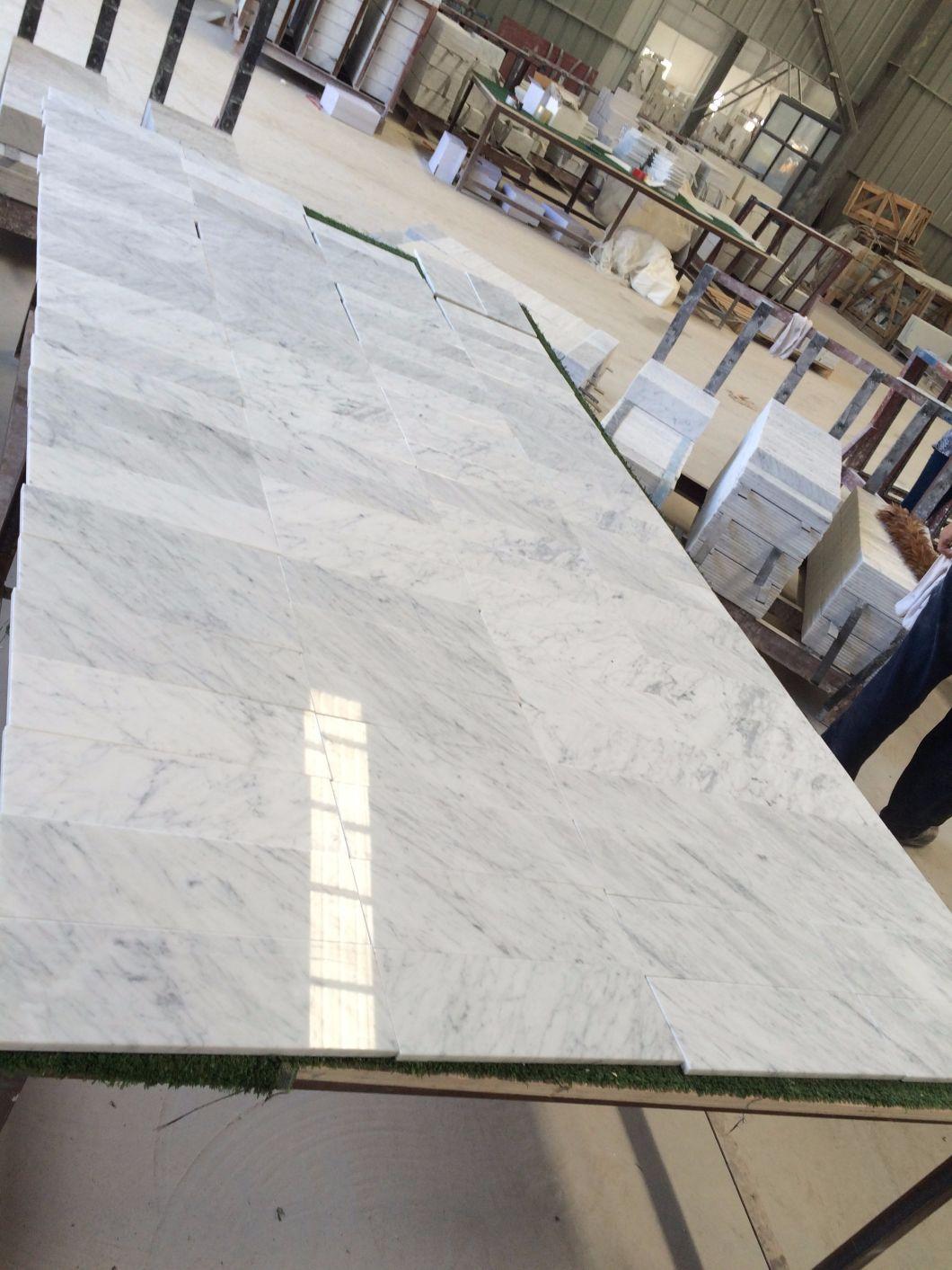 Hot Sales Carrara White Marble Tiles 600X600mm for Flooring