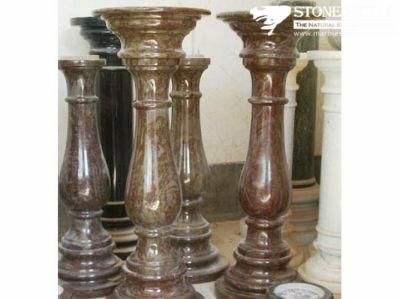 Marble Granite Stone Stair Balustrade / Balusters with Railing Handrail