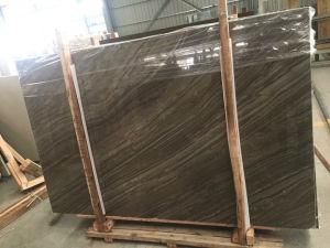 Kylin Wooden Brown Marble Slab for Kitchen/Bathroom/Wall/Floor